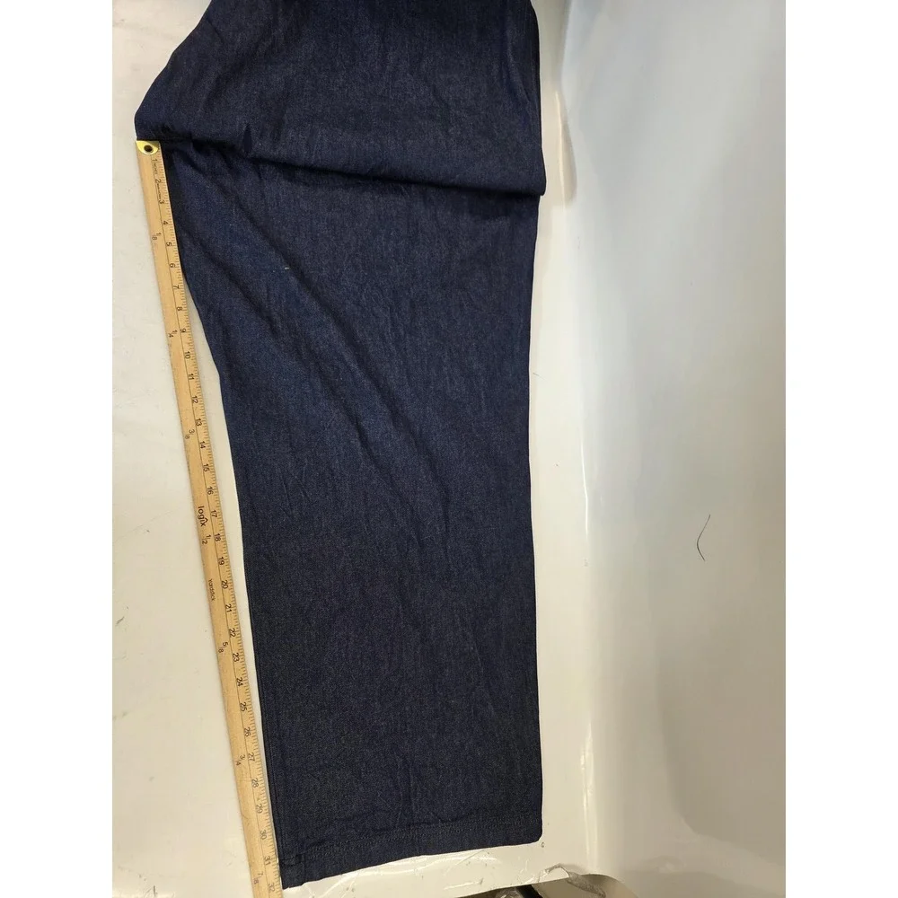 Falcon Bay Jeans Mens 58x32 Blue Denim Platinum Plus Comfort Waist Big Tall